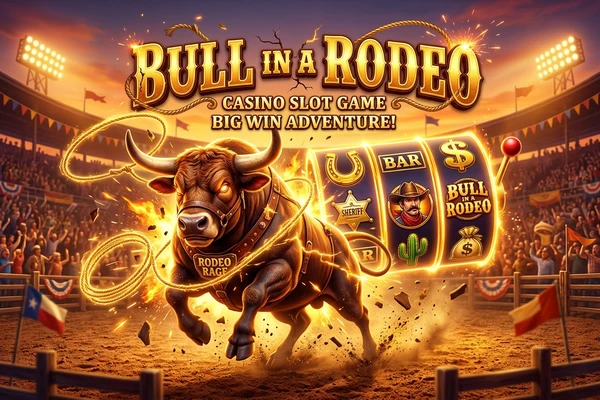 Bull in a Rodeo slot preview